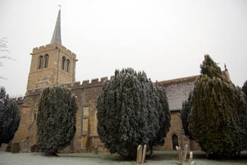 Wootton church from the south December 2007